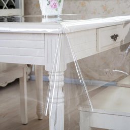 Toalha Mesa Plastico Transparente Pvc 1,00x1,40 - 0,15mm - 2
