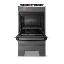 Ver imagem 6 de Fogão a Gás Mesa Inox Tampa de Vidro Forno 50l Esmaltec Ideal Top Titanium 4 Bocas Bivolt