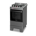 Ver imagem 3 de Fogão a Gás Mesa Inox Tampa de Vidro Forno 50l Esmaltec Ideal Top Titanium 4 Bocas Bivolt
