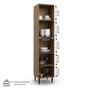 Ver imagem 3 de Armário Paneleiro 2 Portas Paris