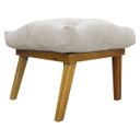 Ver imagem 1 de Puff Decorativo Retangular para Sala Penteadeira Marty Linho