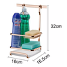Kit Suporte Lixeira 2,5l + Porta Detergente Rose Gold Barra - 4