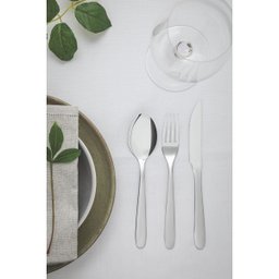 Faqueiro Tramontina Laguna em Aço Inox com Facas para Churrasco Acabamento em Brilho 16 Peças:Pratea - 4