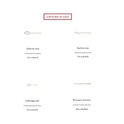 Faqueiro Tramontina Laguna em Aço Inox com Facas para Churrasco Acabamento em Brilho 16 Peças:Pratea - 2