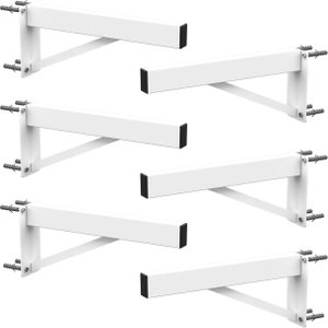 Mf Multiforma - 6 Suportes Pia Parafusar Bancada Aparador 60 Cm Branco