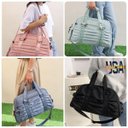 Ver imagem 2 de Bolsa Mala Viagem Feminina Academia Esportes Treino Preto