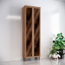 Ver imagem 1 de Cristaleira 2 Portas de Vidro Yasmin Espresso Móveis