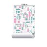Papel de Parede Adesivo Ateliê de Costura N016052 0,58x3M - 3