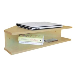 Mesa Notebook Suspensa Canto Natural em Mdf [f031]