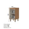 Balcão 1 Porta 40cm Yasmin Espresso Móveis - 5