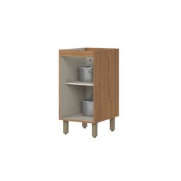 Balcão 1 Porta 40cm Yasmin Espresso Móveis - 3