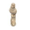 Ver imagem 6 de Escultura Decorativa Pássaro Poliresina Branco Provençal 19cm Columbus Gold