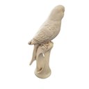 Ver imagem 5 de Escultura Decorativa Pássaro Poliresina Branco Provençal 19cm Columbus Gold