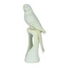 Escultura de pássaro, em material Poliresina, na cor branco provençal - 1