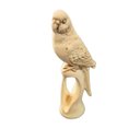 Ver imagem 1 de Escultura Decorativa Pássaro Poliresina Branco Provençal 19cm Columbus Gold