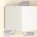 Ver imagem 6 de Ponte Mesa de Cabeceira 100% Mdf 1 Porta Orion CabeCasa MadeiraOriginals