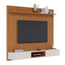 Ver imagem 1 de Home Suspenso Ripado Loft 1.8 Nature com Off White - Imcal Móveis