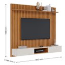 Ver imagem 5 de Home Suspenso Ripado Loft 1.8 Nature com Off White - Imcal Móveis