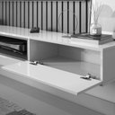 Ver imagem 4 de Home Suspenso Ripado Loft 1.8 Nature com Off White - Imcal Móveis