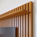 Ver imagem 3 de Home Suspenso Ripado Loft 1.8 Nature com Off White - Imcal Móveis