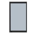 Ver imagem 2 de Vitrô Capelinha de Alumínio 100x40cm Preto Allo Esquadrias