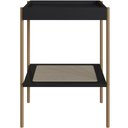 Ver imagem 2 de Mesa Lateral para Sala de Estar Industrial Indy A03 Nero Dourado