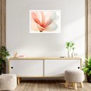 Ver imagem 1 de Quadro Decorativo Flor Pétalas Suave - 50x70cm:moldura Preta