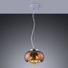 Pendente/Plafon em Vidro e Cristal Attractive 21cm G9 - Lustre Design Moderno Sala/Quarto:Cobre - 2