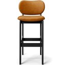 Ver imagem 6 de Kit 6 Banquetas Alta Bar Cozinha Sala Jantar Fixa Betta L02 Preto Couríssimo Whisky - Lyam Decor