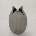 Ver imagem 3 de Vaso Decorativo Enfeite Home&co Cerâmica 26x17x17cm Marfim
