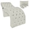 Maca para Atendimento Estético com Massagem Capitonê 180x70 Veludo Bege SOFA STORE - 1
