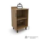 Ver imagem 3 de Armário para Cozinha 1 Porta Confort Marrom/Cinamomo/Off White