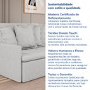 Ver mais imagens de Sofá Retrátil e Reclinável 3 Lugares 180cm Dália CabeCasa MadeiraOriginals