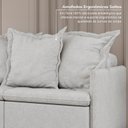 Ver imagem 5 de Sofá Retrátil e Reclinável 3 Lugares 180cm Dália CabeCasa MadeiraOriginals