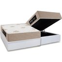 Ver imagem 1 de Conjunto Box Baú Casal + Colchão Molas Inovaflex D33 Inova Plus