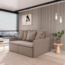 Ver imagem 1 de Sofá Retrátil e Reclinável 3 Lugares 180cm Dália CabeCasa MadeiraOriginals