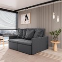 Ver imagem 1 de Sofá Retrátil e Reclinável 3 Lugares 180cm Dália CabeCasa MadeiraOriginals