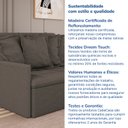 Ver mais imagens de Sofá Retrátil e Reclinável 3 Lugares 180cm Dália CabeCasa MadeiraOriginals