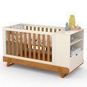 Ver imagem 1 de Berço Multifuncional Bkids Off White Freijó Eco Wood - Matic