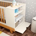 Ver imagem 2 de Berço Multifuncional Bkids Off White Freijó Eco Wood - Matic