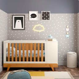 Berço Multifuncional Bkids Off White Freijó Eco Wood - Matic - 9