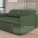 Ver imagem 7 de Sofá Retrátil e Reclinável 3 Lugares 180cm Dália CabeCasa MadeiraOriginals