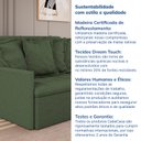 Ver imagem 5 de Sofá Retrátil e Reclinável 3 Lugares 180cm Dália CabeCasa MadeiraOriginals