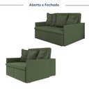 Ver imagem 3 de Sofá Retrátil e Reclinável 3 Lugares 180cm Dália CabeCasa MadeiraOriginals