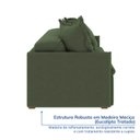 Ver mais imagens de Sofá Retrátil e Reclinável 3 Lugares 180cm Dália CabeCasa MadeiraOriginals