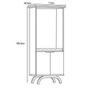 Ver imagem 3 de Cristaleira Vicenza 100% Mdf Ype/cinza