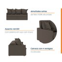 Ver imagem 5 de Sofá Retrátil e Reclinável 3 Lugares 200cm Dália CabeCasa MadeiraOriginals