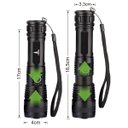 Ver imagem 5 de Lanterna  LED CREE Lorben T9 P50 Recarregável Potente 168000W Zoom 2000x