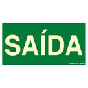 Ver imagem 1 de Placa de Pvc Fotoluminescente Auto-adesiva 20x40 Saida - 360 Al - Sinalize Placa Fotolum.20x40 (said