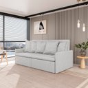 Ver imagem 1 de Sofá Retrátil e Reclinável 4 Lugares 240cm Dália CabeCasa MadeiraOriginals